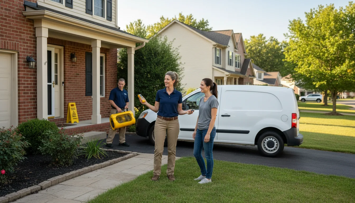 Water restoration image for Emergency Water Damage Restoration in Clinton, NJ
